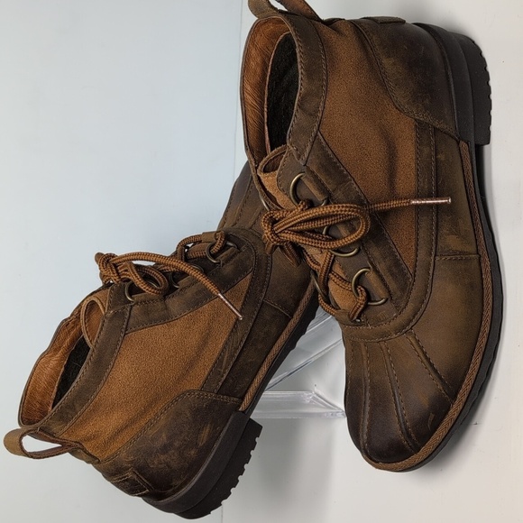 UGG Heather lace up bootie boots women's size 9 EU 40 - Picture 10 of 16